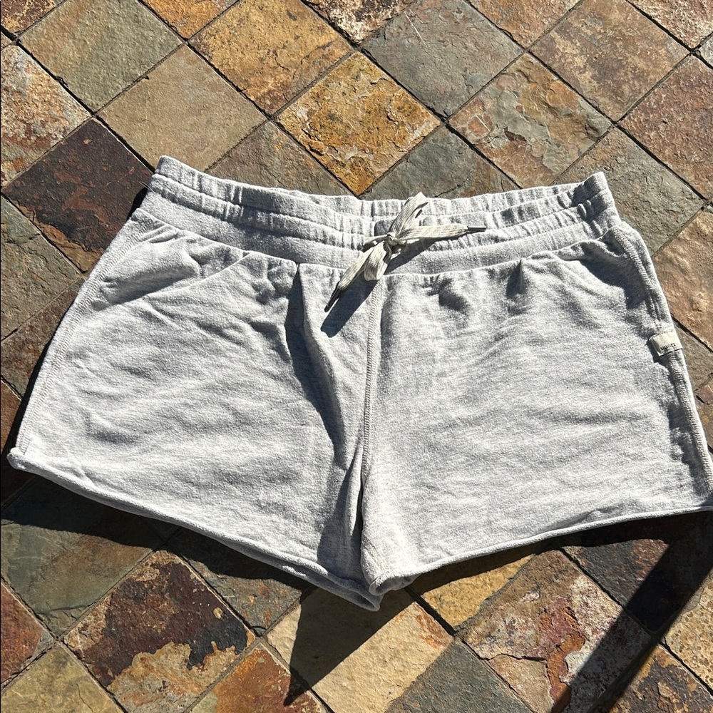 Vuori Light Gray Women's Athletic Shorts